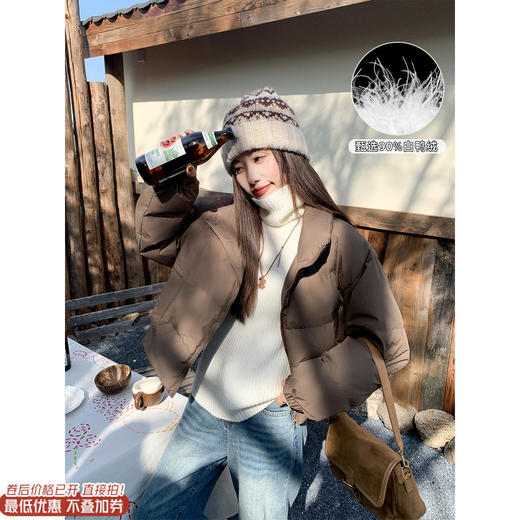 <曾小咸推荐>现货秒杀 ！微信超特价！美式复古短款立领羽绒服 日常449.99 立减160 秒杀289.99！！ 商品图0