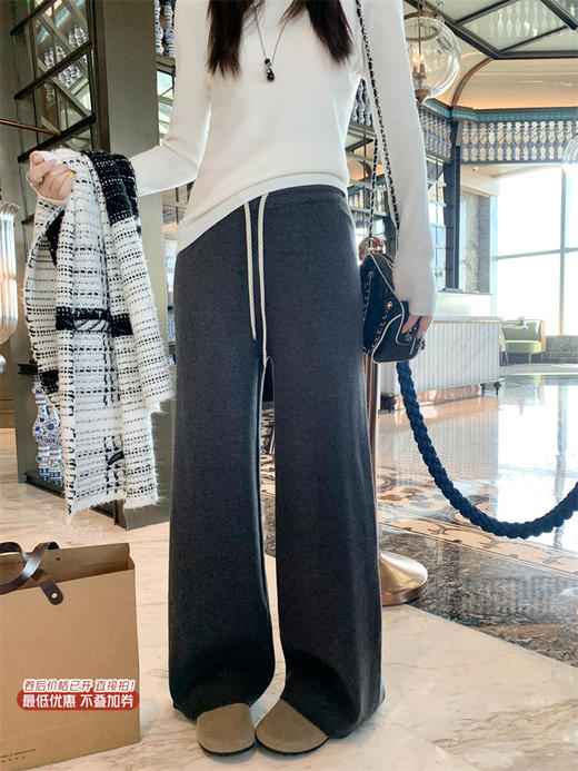 【149元任选2件】现货！毛织休闲裤 商品图0