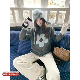 <曾小咸推荐>现货秒杀！微信超特价！灰色立领拉链毛衣外套 日常199.99 立减100 秒杀99.99！