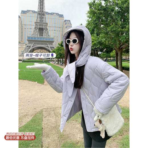 <曾小咸推荐>现货秒杀 ！微信超特价！韩系菱格棉服 日常289.99 立减150 秒杀139.99！！ 工装牛仔裤 秒杀99.99！！ 商品图0