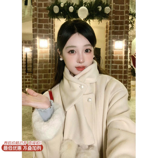 <曾小咸推荐>现货秒杀 ！微信超特价！韩系毛呢大衣 日常429.99 立减260 秒杀169.99！！ 商品图0