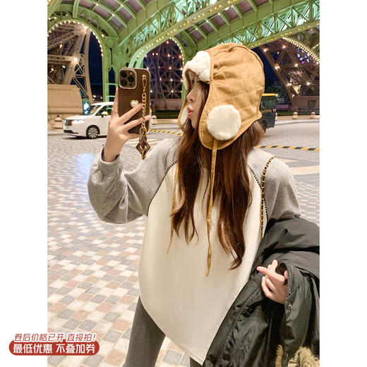 <曾小咸推荐>2.21现货秒杀 ！微信超特价！韩系拼色打底长袖T恤 日常129.99 立减60 秒杀69.99！！ 商品图0