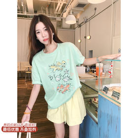 【110元任选2件】最后一波现货！海洋生物涂鸦印花T恤短袖or黄色短裤