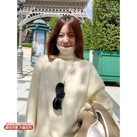 <曾小咸推荐> 现货秒杀！微信超特价！高领针织打底衫 日常129.99 立减50 秒杀79.99！