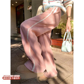 <曾小咸推荐>现货秒杀 ！微信超特价！韩系抽绳直筒休闲裤 日常199.99 立减100 秒杀99.99！！