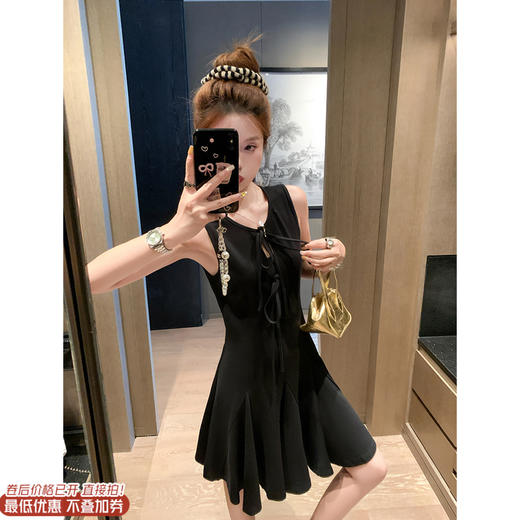 【169元任选2件】最后一波现货！赫本风纯欲气质背心裙 商品图0