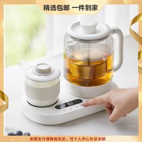 olayks欧莱克养生壶小型办公室恒温家用多功能玻璃烧水壶煮茶壶 心选到家