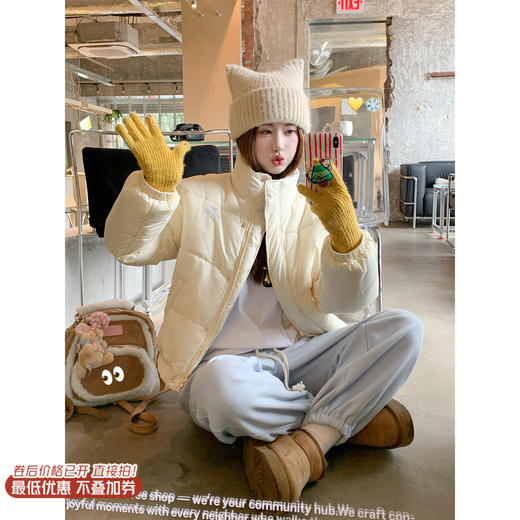 <曾小咸推荐>现货秒杀 ！微信超特价！韩系立领短款棉袄 日常329.99 立减170 秒杀159.99！！ 商品图0