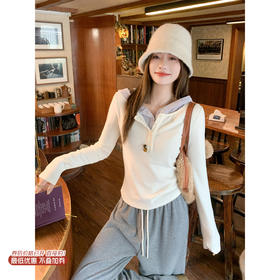 <曾小咸推荐>现货秒杀 ！微信超特价！假两件连帽T恤 日常159.99 立减60 秒杀99.99！！