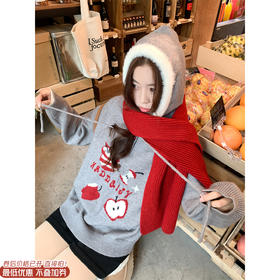 <曾小咸推荐>现货秒杀 ！微信超特！！连帽针织毛衣 日常209.99 立减120 秒杀89.99！！毛呢短裤秒杀59.99！