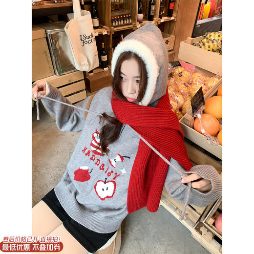 <曾小咸推荐>现货秒杀 ！微信超特！！连帽针织毛衣 日常209.99 立减120 秒杀89.99！！毛呢短裤秒杀59.99！ 商品图0