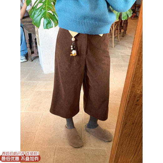 <曾小咸推荐>现货秒杀 ！微信超特价！复古七分休闲裤 日常169.99 立减90 秒杀79.99！！植绒狗狗毛衣 秒杀89.99！！ 商品图0