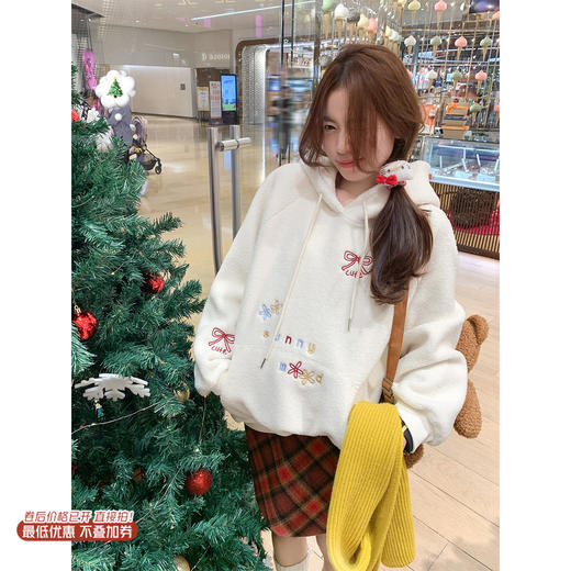 <曾小咸推荐>现货秒杀 ！微信超特价！羊羔毛连帽卫衣 日常229.99 立减100 秒杀129.99！！ 商品图0