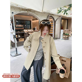 <曾小咸推荐>现货秒杀！微信超特价！休闲简约百搭风衣外套 日常279.99 立减110 秒杀169.99！