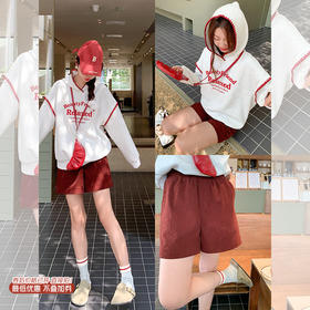 <曾小咸推荐> 现货秒杀！微信超特价！安可拉红短裤 日常119.99 立减50 秒杀69.99！！ 连帽卫衣（加绒）  秒杀109.99！