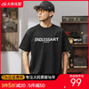 【DYG】大依优型大码男装夏季圆领短袖T恤植绒印花日系复古休闲T恤上衣 商品缩略图0