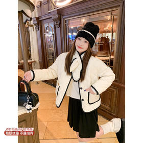 <曾小咸推荐>现货秒杀 ！微信超特价！韩系菱格羊羔毛外套 日常299.99 立减150 秒杀149.99！！蝴蝶结印花打底衫 秒杀59.99！！