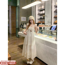 【折后再享2件88折】现货秒杀！微信打折价！小飞袖绣花拼接连衣裙 日常249.99/件 立减80 秒杀169.99/件！！