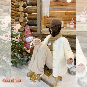 <曾小咸推荐>现货秒杀 ！微信超特价！韩系菱格内里羊羔毛外套 日常269.99 立减130 秒杀139.99！！