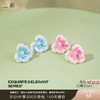 三彩2026新款立体蝴蝶兰花朵滴釉画漆耳钉S925银针多巴胺度假 商品缩略图0