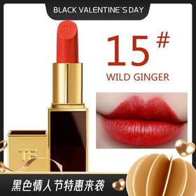 汤姆福特Tom Ford TF 哑光黑管黑金唇膏口红15#WILDGINGER 版本随机发货
