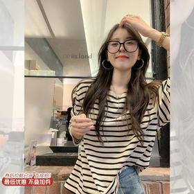 <曾小咸推荐>现货秒杀 ！微信超特价！条纹长袖t恤 日常129.99 立减60 秒杀69.99！加长款牛仔裤  秒杀79.99！！