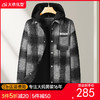 【DX】大依优型大码男装春秋可拆卸帽子休闲外套潮流韩系长袖夹克320斤 商品缩略图0