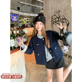 【269元任选2件】现货！成本巨贵，拍下包赚！！藏蓝色拼接短外套