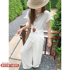 <曾小咸推荐>现货秒杀！最后一波 ！抢到赚到！下摆开衩蕾丝不规则短袖 日常109.99 立减50 秒杀59.99！