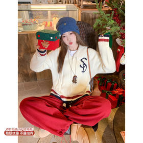 <曾小咸推荐>现货秒杀 ！微信超特价！韩系翻领拉链毛衣外套 日常259.99 立减140 秒杀119.99！！