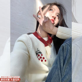 <曾小咸推荐>现货秒杀 ！微信超特价！撞色毛衣开衫 日常189.99 立减100 秒杀89.99！！