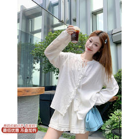 【169元任选2件】最后一波现货！花边长袖衬衫休闲通勤上衣