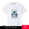 GXG男装【热带森林】夏季时尚风景树印花男士圆领短袖t恤K&C 商品缩略图0