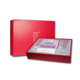 【武汉】银鹏汉棉全棉抗菌磨毛四件套高档礼盒装多色可选（被套：2.0*2.3m，床单2.5*2.5m，枕套2个：0.48*0.74m，误差±5%）