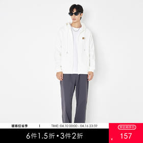 gxg.jeans男装 【热卖推荐】开衫连帽卫衣2025秋款休闲户外百搭通勤外套男K&C