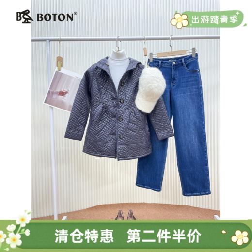 【第2件半价！尾货清仓不退换】波顿女士中长间棉棉褛LJ503 商品图0