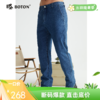 波顿男士春夏季薄款直筒修身牛仔长裤ME790122 商品缩略图0
