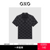 GXG男装 夏热卖潮搭个性时尚满印棋盘格印花男Polo衫短袖 商品缩略图0