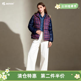【第2件半价！尾货清仓不退换】波顿女士羽绒LC660514