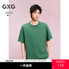 GXG男装 圆领T恤背后字母印花水洗短袖针织 2025年夏季热卖 商品缩略图0