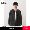 GXG男装 开襟卫衣做旧水洗棒球领卫衣外套长袖上衣 2025秋季 商品缩略图0