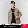 GXG男装【微皱肌理】25春季时尚简约翻领百搭休闲工装男式夹克K&C 商品缩略图0