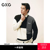 GXG男装 圆领色块拼接卫衣通勤长袖上衣撞色卫衣 2025春季热卖 商品缩略图0