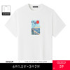 GXG男装【蓝色海边】夏季时尚潮牌宽松男士重磅短袖T恤K&C 商品缩略图0
