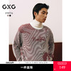 GXG男装 新年系列红色毛衣男本命年线衫通勤针织衫 2025春季热卖 商品缩略图0
