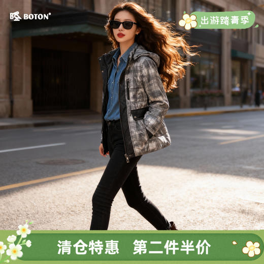 【第2件半价！尾货清仓不退换】波顿女士棉褛LJ516 商品图0