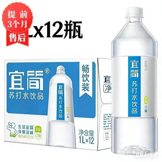 【2月】大瓶宜简苏打水1Lx12 商品图0