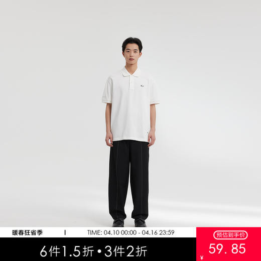 MODE COMMUTER | MC全棉优质精纺棉纱翻领短袖POLOMCF124010A 商品图0