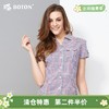 【第2件半价！尾货清仓不退换】波顿红蓝小格子短袖衬衫女式夏装全棉LS715214 商品缩略图0