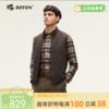 [气凝胶]波顿 男士春秋冬 立领马甲 针织肌理合身款MJ019324 商品缩略图0